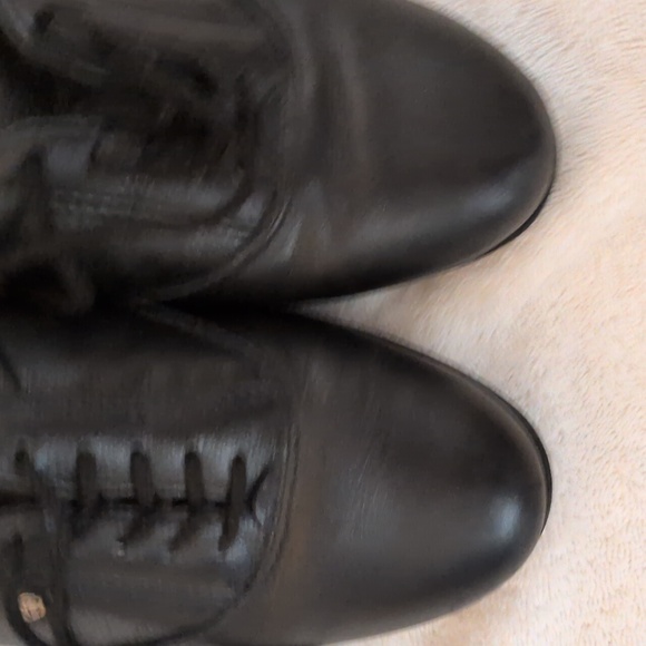Easy Spirit GUC DOUBLE WIDE Size 6 Black Leather Shoes - Picture 8 of 9